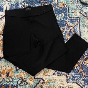 Theory Black Structured Legging Pants